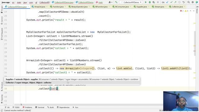 Java Collector API - java.util.stream.Collectors - toList toSet counting joining groupingBy toMap смотреть онлайн
