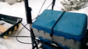 неожиданная поломка мотобуксировщика Форзы по дороге домой.