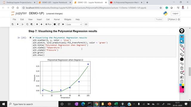Lecture-11: Implementation of Polynomial Regression Using Python (Part-II) смотреть онлайн