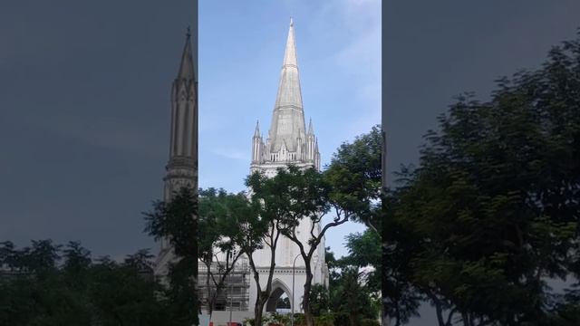 SAINT ANDREWS CATHOLIC CHURCH//BLESSED EVERYONE//SINGAPORE CHURCH #shortvideo #visit смотреть онлайн