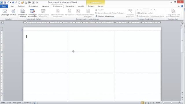 Videoanleitung Erstellen und Drucken von Etiketten mit Word 2010 смотреть онлайн