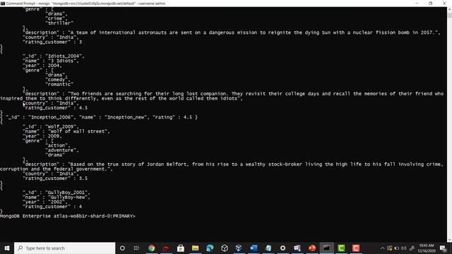 MongoDB Delete смотреть онлайн