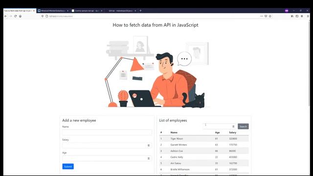 How To GET & POST Data From API In JavaScript - Using Fetch() Function смотреть онлайн