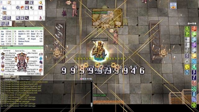 [iRO Chaos] Quick Testing Of Rune Greave For Hundred Spears Rune Knight Build смотреть онлайн