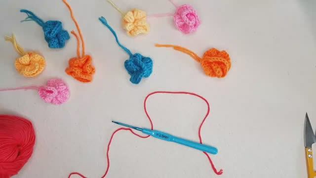 Вязание крючком - Простые цветы смотреть онлайн