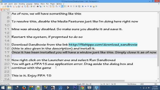 FIFA 15 Has Stopped Working Error Fix / Crash After Language Select Fix смотреть онлайн