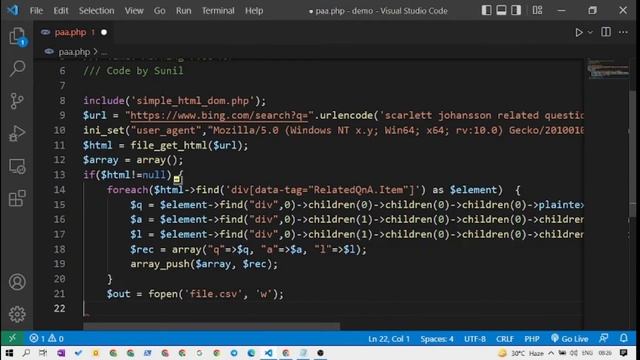 Scraping Bing "People Also Ask" смотреть онлайн