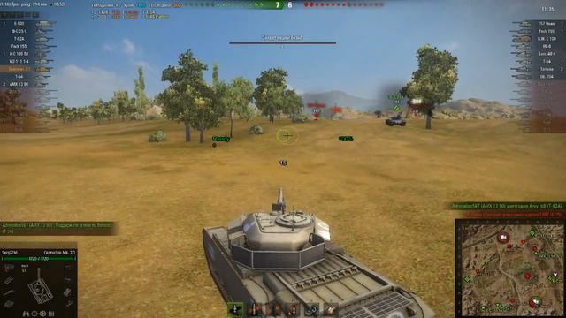 WorldOfTanks Centurion 7/1   Сбиваем гусли