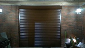 монтаж рольставни АЛЮТЕХ с радиоуправлением