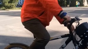 Фрикционный привод на велосипед Велокомета