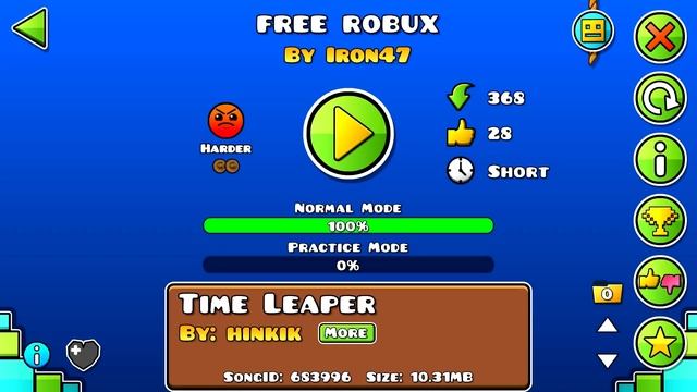 PLAYING ROBLOX LEVELS (Geometry Dash 2.11) смотреть онлайн