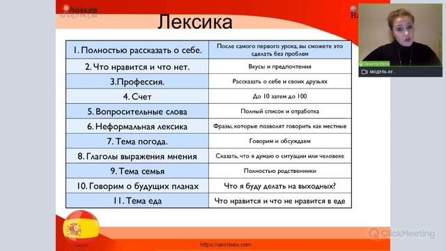Базовый курс испанского языка CasaMia смотреть онлайн