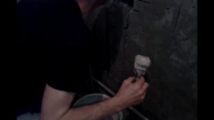 Монтаж труб в ванной.Прячем трубы в стену.