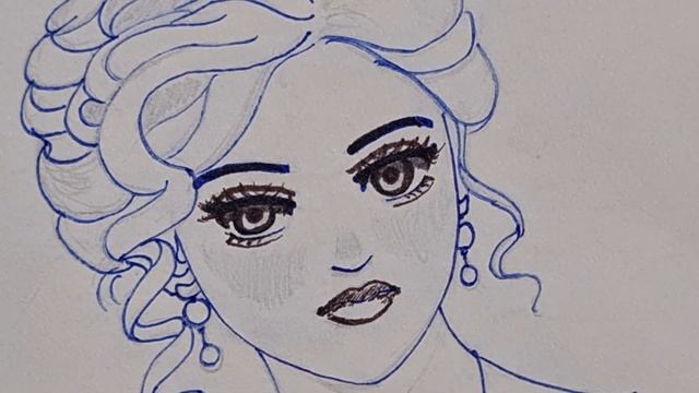 Portrait Sketch - Elegant Lady Inspiration смотреть онлайн
