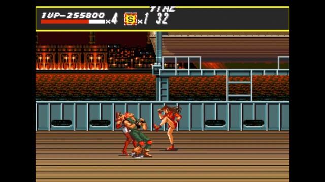 Sega Mega Drive 2 (Smd) 16-bit Streets of Rage 1 (Bare Knuckle) Round 5