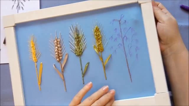 МК. Колоски в вышивке лентами. Часть 5. Овёс. смотреть онлайн