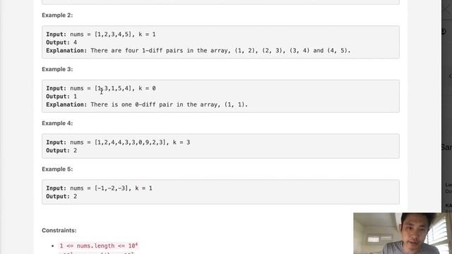 Leetcode - K-diff Pairs in an Array (Python) смотреть онлайн