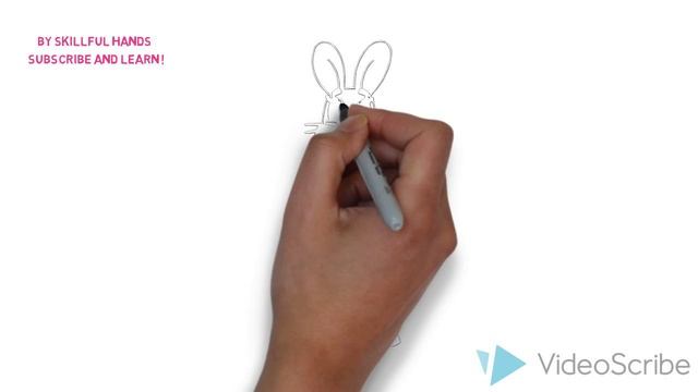 How to Draw a Cartoon Rabbit / Как нарисовать зайца смотреть онлайн
