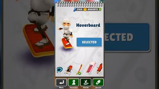 Играем в игрушку под названиям Subway Surf на телефоне смотреть онлайн