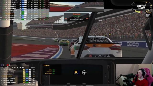 [IRACING] RNL CUP SERIES 2023 (CHARLOTTE) смотреть онлайн
