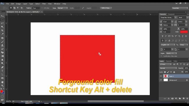 Photoshop Marquee Tool Using with shortcut keys смотреть онлайн