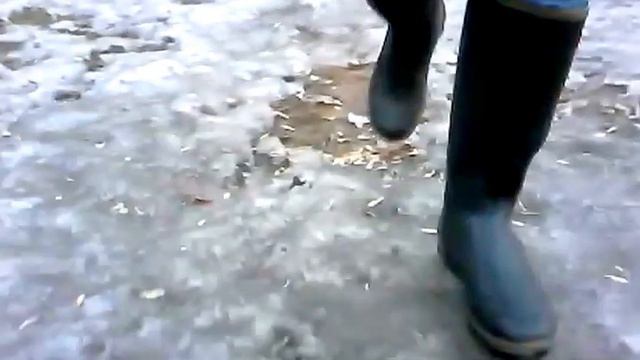 My SV. Return in my North way 801 russian NEO rubber boots across frozen land. смотреть онлайн