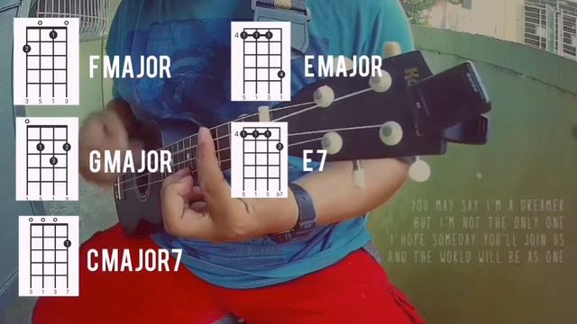 IMAGINE UKULELE VERSION: Easy Ukulele Tutorial