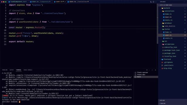 Criando Site com Typescript#21 - Pegando dados do usuário clicado смотреть онлайн
