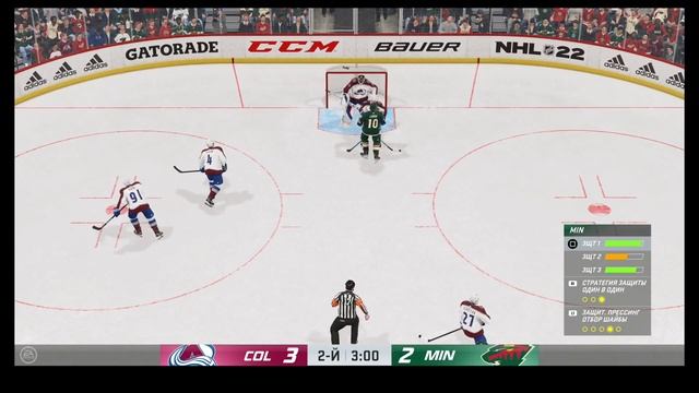 NHL 22. Франшиза на PS 5. ?Миннесота Уайлд против Колорадо Эвеланш первый предсезонный матч смотреть онлайн