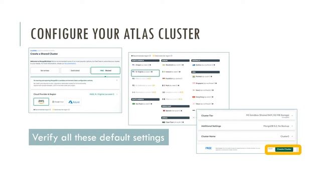 Database Management MongoDB Atlas Setup смотреть онлайн