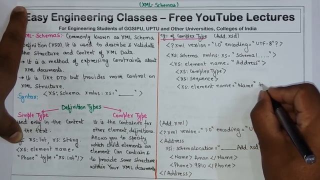 L22: XML Schemas | XSD with Example | Difference between DTD and XSD | Web Technology Lectures смотреть онлайн