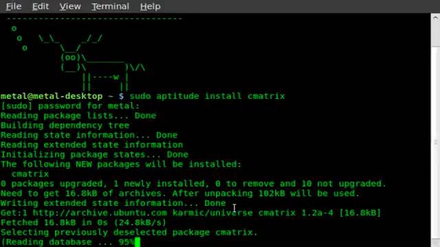 Matrix in your Shell - Linux смотреть онлайн