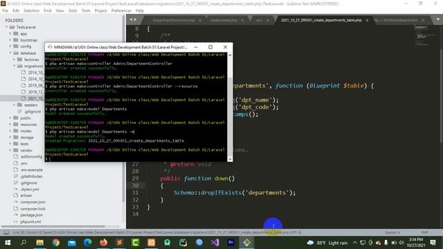 Laravel 8 Data Insert and View Class 4 смотреть онлайн