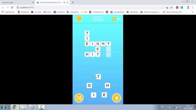Word Cross Construct 2 3 Game Template смотреть онлайн