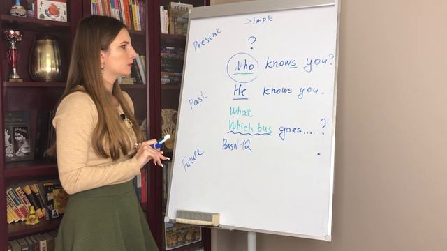 ВОПРОСЫ К ПОДЛЕЖАЩЕМУ В АНГЛИЙСКОМ "WHO KNOWS?" смотреть онлайн