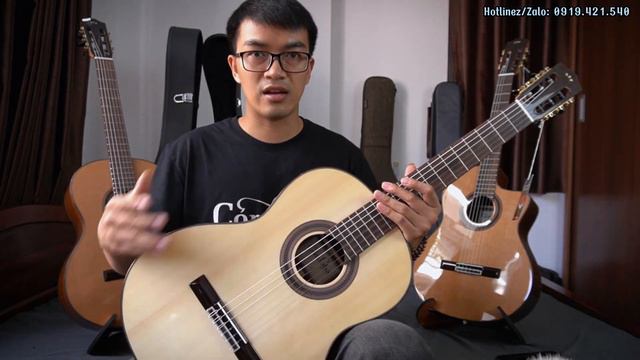 Review Guitar Classic Cordoba C7 SP (Sitka Spruce) Âm Thanh Mạnh Mẽ, Vang Sáng Uy Lực смотреть онлайн