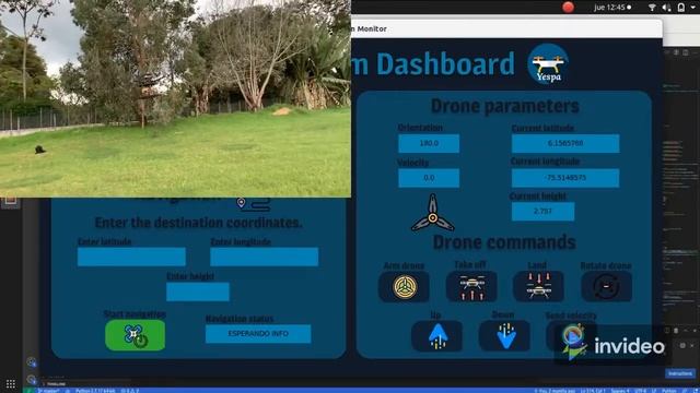 Live testing of the drone's function node and the GUI manual mode - TG - U. EIA смотреть онлайн