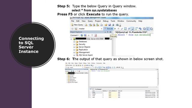 Connecting to SQL Server Instance #sqlserverdba #sqlserveradministrator смотреть онлайн