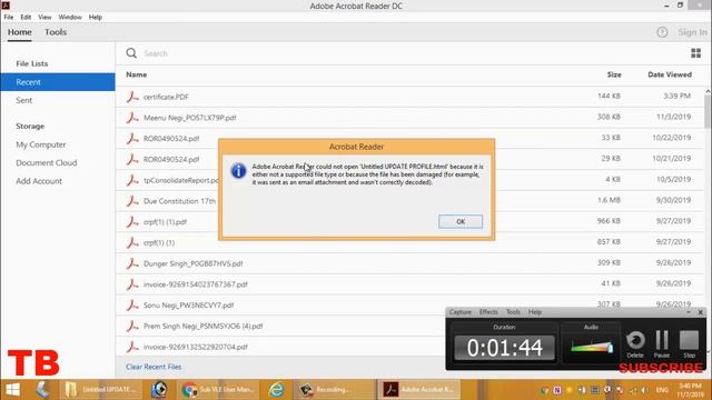 How to open pdf file in Adobe Reader || कैसे खोलें pdf फाइल को Adobe Reader 2019 смотреть онлайн