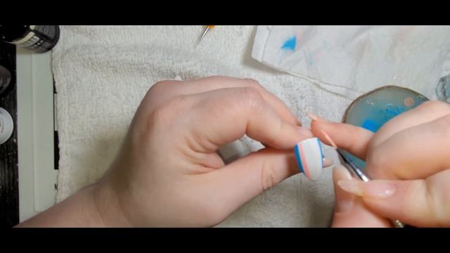 Watch Me Work in Real Time ~~ Trans Flag Themed Press-On Set смотреть онлайн