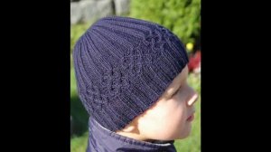 Теплая шапочка для мальчика