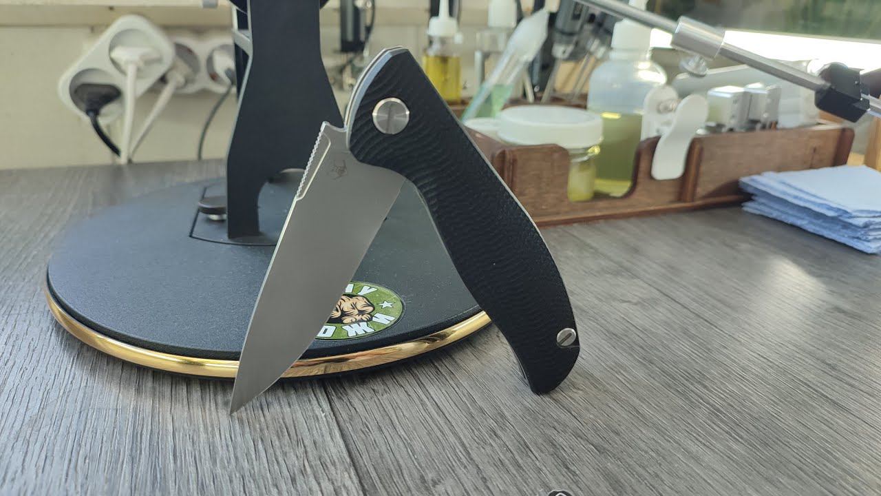 Заточка ножа F3 МБШ. Полировка в зеркало. TSPROF K03 Pro смотреть онлайн