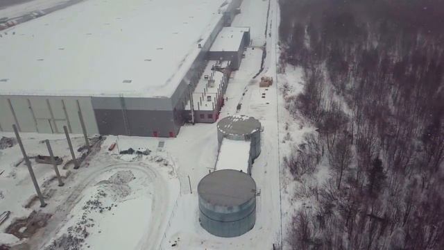 Пожарные резервуары для пожаротушения складов FM Logistic смотреть онлайн