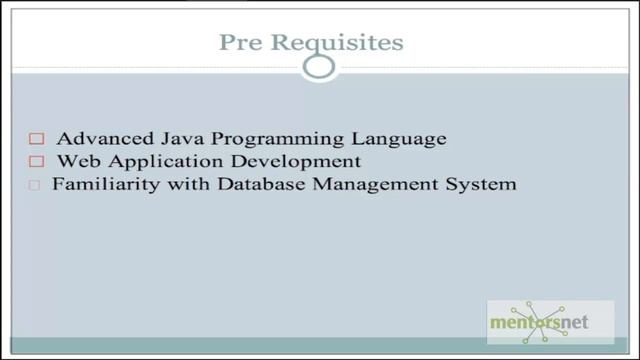 Spring Application Development Framework at MentorsNet смотреть онлайн