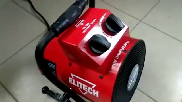 Можно оглохнуть - тепловая пушка ELITECH смотреть онлайн