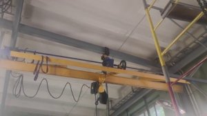 Демонтаж кран -балки с целью последующего монтажа.