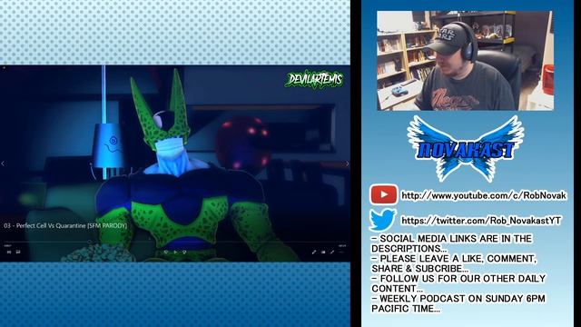 Let's React DevilArtemis - Perfect Cell VS Jigglypuff, Godzilla, Quarantine & Zarbon | Novakast смотреть онлайн