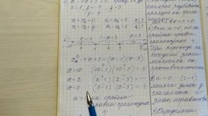 Метод интервалов. Алгебра. 8 класс.