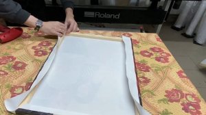 Галерейная натяжка холста на подрамник