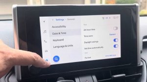 Toyota RAV4 how to change the Time/ #clock 2019,2020,2021,2022,2023